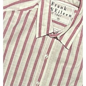 Frank‎ & Eileen "Don" Relaxed Shirt Women Men Sz XS Striped Italy NWOT